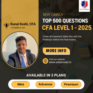 CFA Level 1- TOP500 2025 Premium <span style="color: #CB0000;"><br>(Pre-Recorded)</span>