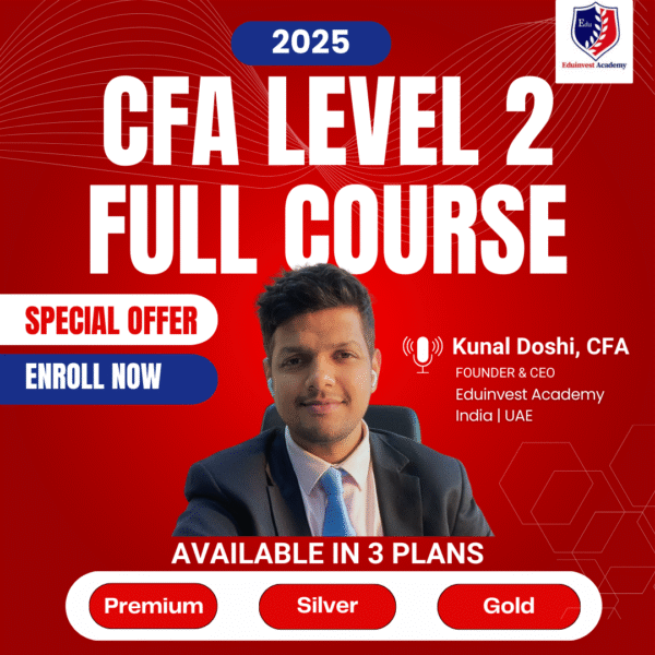 CFA Level 2- Full Course 2025 Premium <span style="color: #CB0000;"><br>(Pre-Recorded)</span>