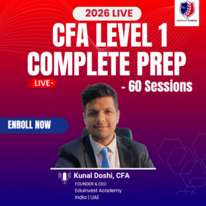 CFA Level 1 - Complete Prep 2026<span style="color: #CB0000;"><br>(LIVE Online)</span>