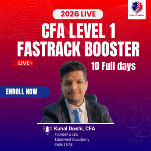 CFA Level 1 - FastTrack Booster 2026<span style="color: #CB0000;"><br>(LIVE Online)</span>