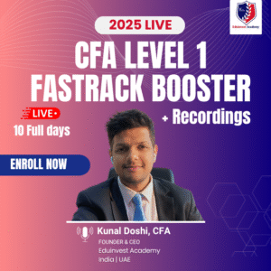 CFA Level 1 - FastTrack Booster <span style="color: #CB0000;"><br>(LIVE Online With Recordings)</span>