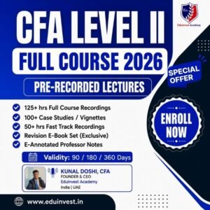(Extension) CFA Level 2- Full Course 2026 (14 days)