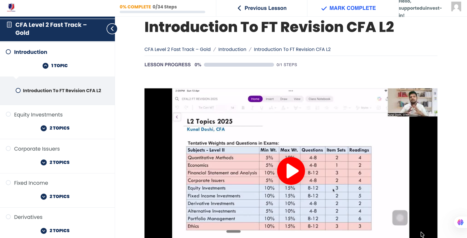 LMS Sidebar